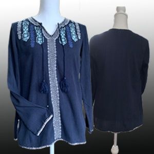 CHARTER CLUB Gauzy Tunic M - ON SALE